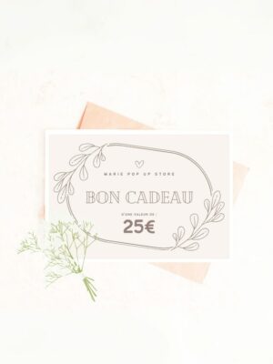 Bon cadeau 25€
